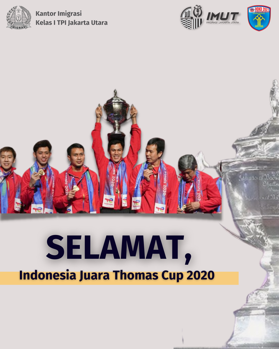 2020 thomas cup BREAKING: Indonesia